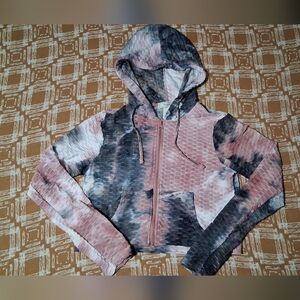 Stylish Pink and Gray Women's Jacket